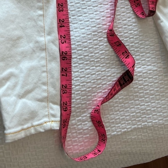 L'Agence Marguerite High Rise Skinny NWT Jeans Blanc White Sunset Gold Wash - Picture 13 of 16